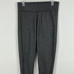 Serena Williams Activewear Leggings Size M Gray Elastic Waist 31in Inseam 28in